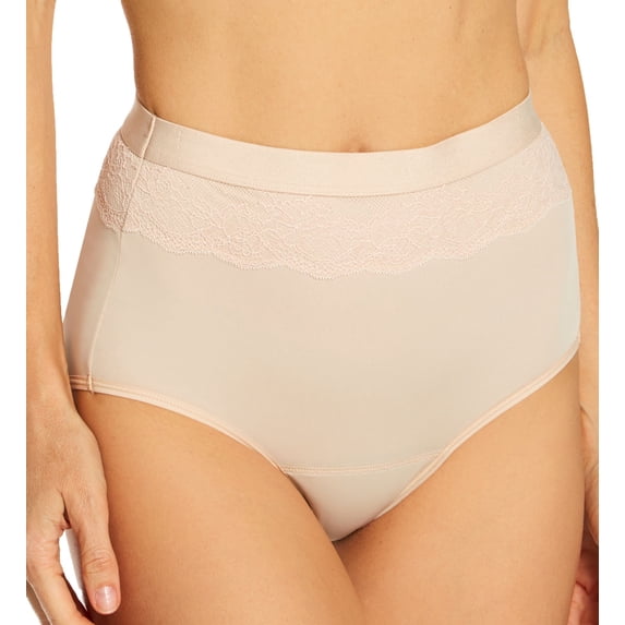 Women's Bali DFLLB1 Beautifully Confident Light Leak Protection Panty (Soft Taupe 9)