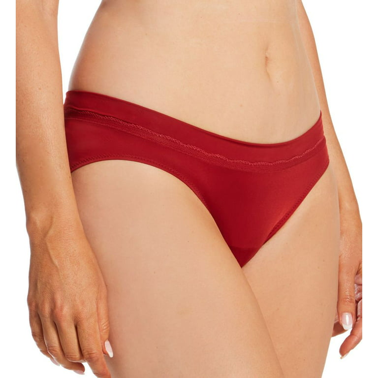 Women's Bali DFMMBK One Smooth U Modern Microfiber Bikini Panty (Vintage  Car Red 5) 