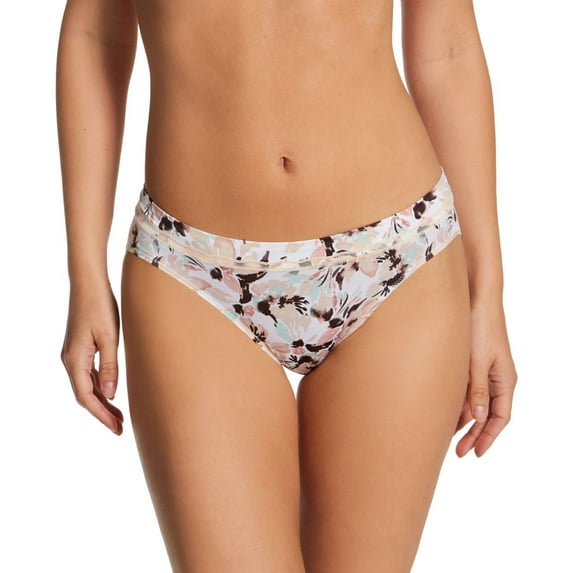 Women's Bali DFMMBK One Smooth U Modern Microfiber Bikini Panty (Watercolor Floral 9)