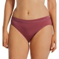 thumbnail image 1 of Women's Bali DFMMHL One Smooth U Modern Microfiber High Leg Panty (Rustic Berry Red 9), 1 of 4