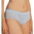 thumbnail image 1 of Women's Bali DFMMMB One Smooth U Modern Microfiber Brief Panty (Leo Print/SterlingGrey 5), 1 of 1