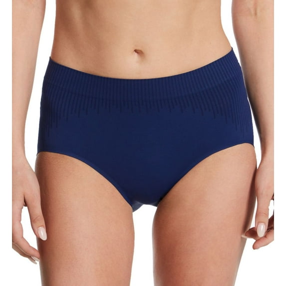 Women's Bali DFMSBF Comfort Revolution Modern Seamless Brief Panty (In the Navy 9)