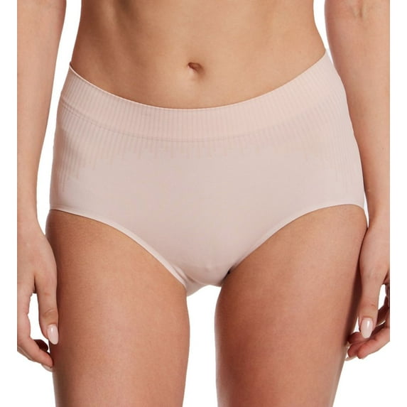 Women's Bali DFMSBF Comfort Revolution Modern Seamless Brief Panty (Sandshell 5)