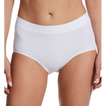 Women's Bali DFMSBF Comfort Revolution Modern Seamless Brief Panty (White 5)