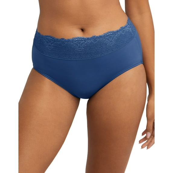 Women's Bali DFPC61 Passion For Comfort Brief Panty (Regal Navy 9)