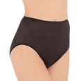 thumbnail image 1 of Women's Bali DFSKHL Skimp Skamp High Leg Brief Panty (Black M), 1 of 2
