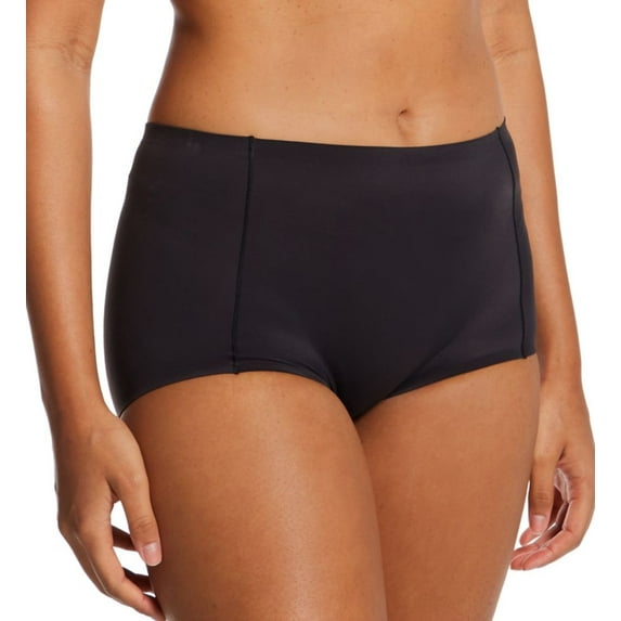 Women's Bali DFSTBS Soft Touch Boyshort Panty (Black 8)