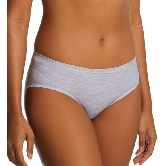 Women's Bali DFSTHP Soft Touch Hipster Panty (Crystal Grey Heather 9)