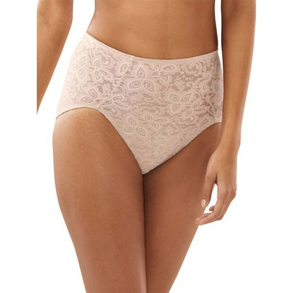 Women's Bali Lace N Smooth Brief Panty Style DF8L14