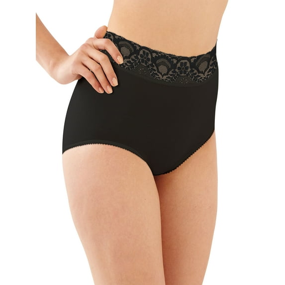Women's Bali Lacy Skamp Brief Panty