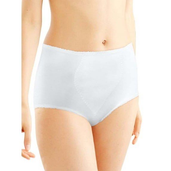 Women's Bali Shaping Tummy Panel Brief Panty, 2 Pack