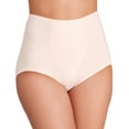 thumbnail image 1 of Women's Bali X037 Light Control Stretch Cotton Brief Panty - 2 Pack (Porcelain/Porcelain 2X), 1 of 2