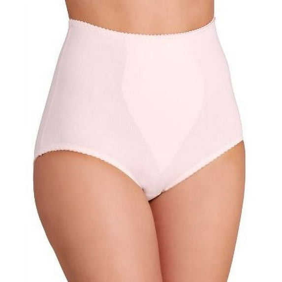Women's Bali X037 Light Control Stretch Cotton Brief Panty - 2 Pack (Bliss Pink/Bliss Pink M)
