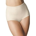 thumbnail image 1 of Women's Bali X710 Jacquard Tummy Panel Shaping Brief Panty - 2 Pack (Two Light Beige 2X), 1 of 6