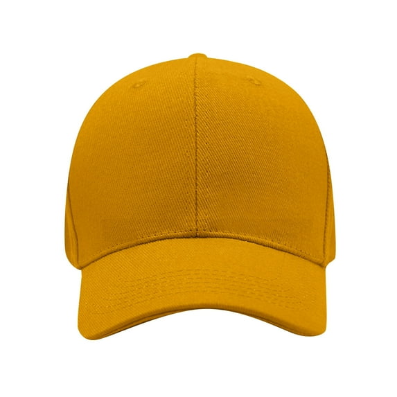 Women's Ball Cap Cute Yellow Sport Hats Adjustable Baseball Cap