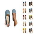 thumbnail image 1 of Women's Ballerina On Shoes Non Knitted Trainers Comfortable Breathable Summer Sporty Women Flat Shoes Comfort Shoes, 1 of 7