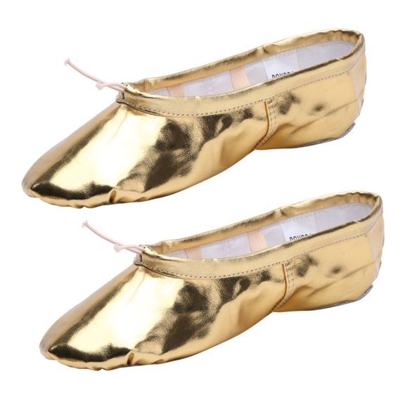 Women's Ballet Dance Shoes Heeled Nonslip PU Leather Soles Enhanced Grip