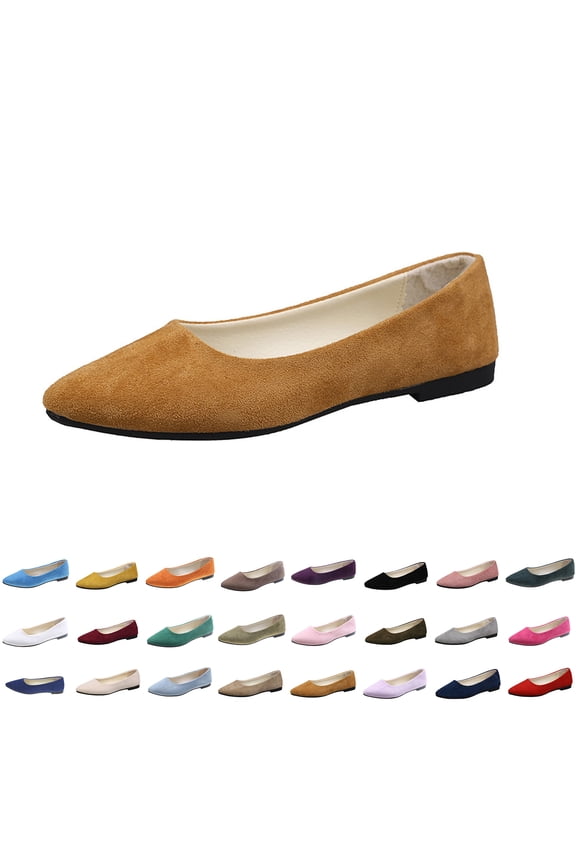 Women's Ballet Flats Comfortable Casual Dressy Shoes,Work Flats Office Shoes Pointed Toe Leopard Flats Light Blue 36