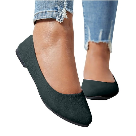 Women's Ballet Flats Comfortable Dress Shoes Round Toe Slip on Flats Shoes for Women