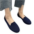 thumbnail image 1 of Women's Ballet Flats Shoes Comfortable Slip on Casual Mesh Round Toe Lightweight Breathable Dress Shoes Blue 8.5, 1 of 9