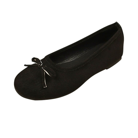 Women's Ballet Flats Shoes, Dress Shoes for Women Round Toe Shoes Wide Width Dress Shoes for Women Cute Bowknot Design Comfortable Walking Closed Toe Cushion Ballerina Flats