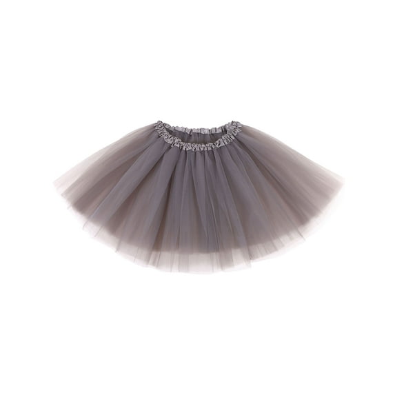 Women's Ballet Warrior 5K, 10K Fun Dash Run Adult Tutu Skirt,Sliver Grey