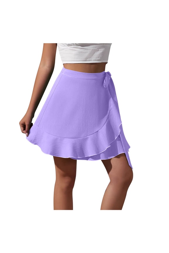 Women's Ballet Wrap Skirt Chiffon Dance Wrap Skirt with Adjustable Waist Tie Gymnastics Ballet Skirts