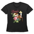 thumbnail image 1 of Women's Bambi Floral Butterflies Graphic T-Shirt, 1 of 3