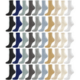 thumbnail image 1 of GENTLEAGU Women's Viscose Bamboo Crew Socks – Thin Soft, Breathable, Odor-Resistant – 50 Pairs, Bulk Pack, 1 of 7