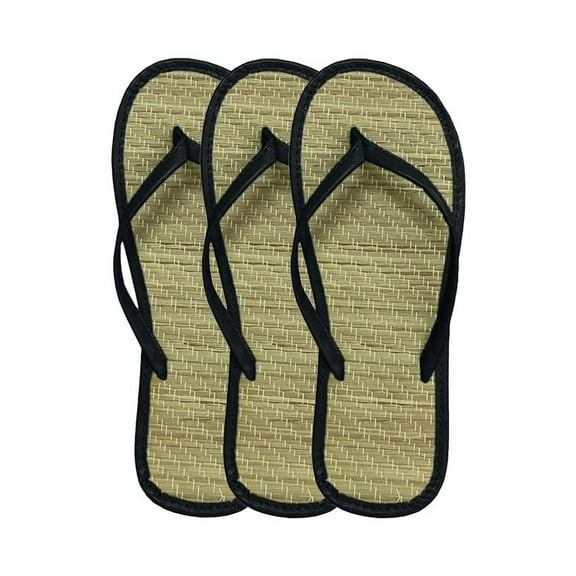 Women's Bamboo Flip Flop Summer Beach Sandals