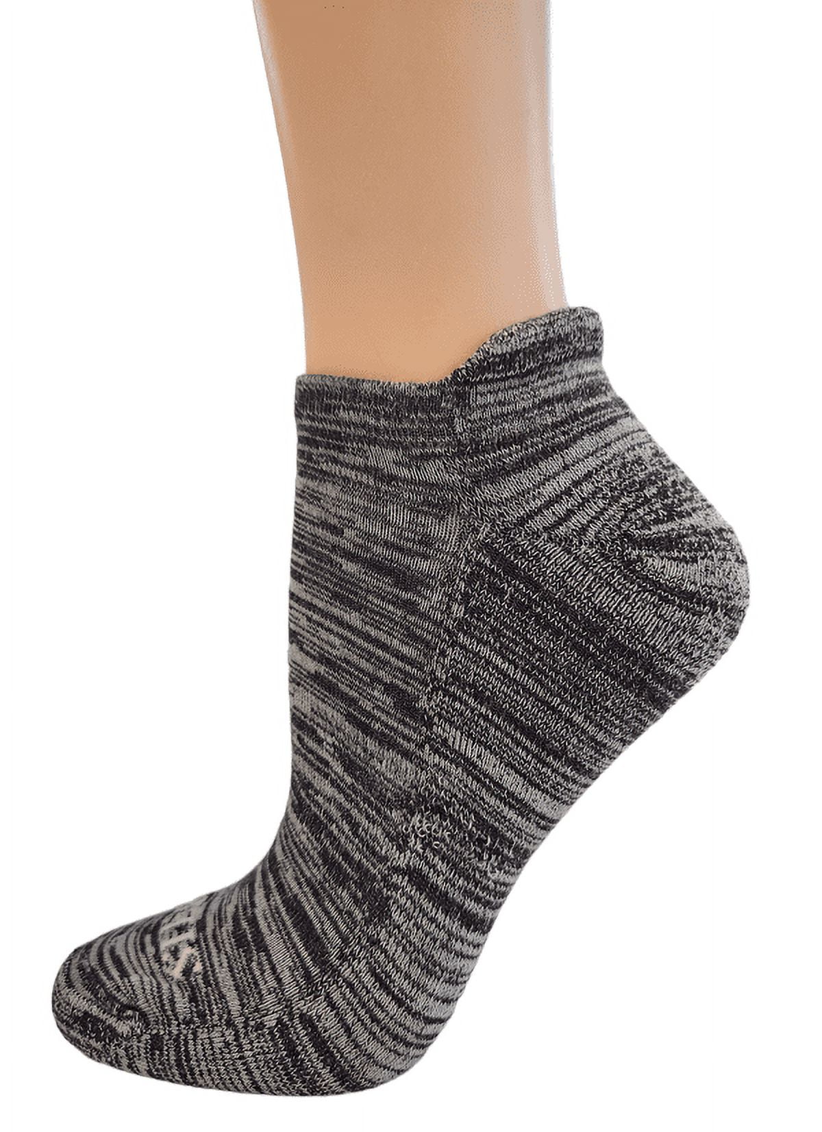 Women's Bamboo Performance Cushioned Ankle-Hi Socks with Heel Guard