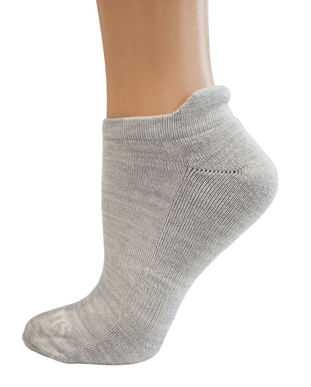Women's Bamboo Performance Cushioned Ankle-Hi Socks with Heel Guard