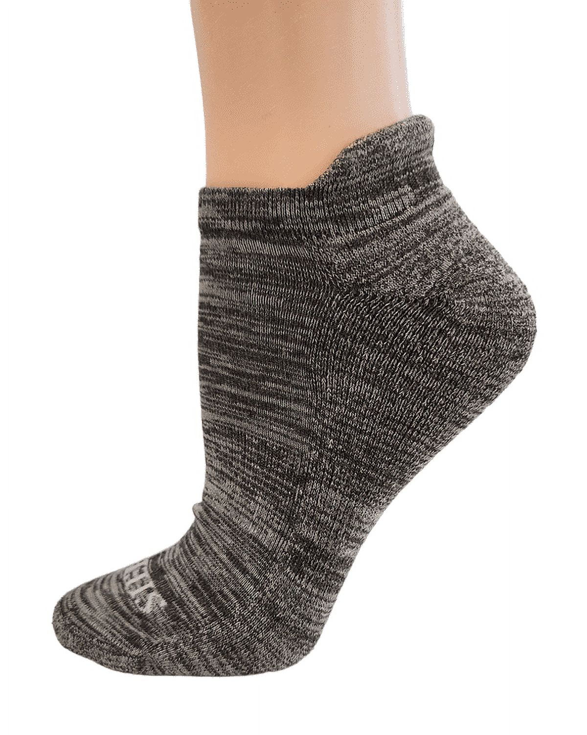 Women's Bamboo Performance Cushioned Ankle-Hi Socks with Heel Guard