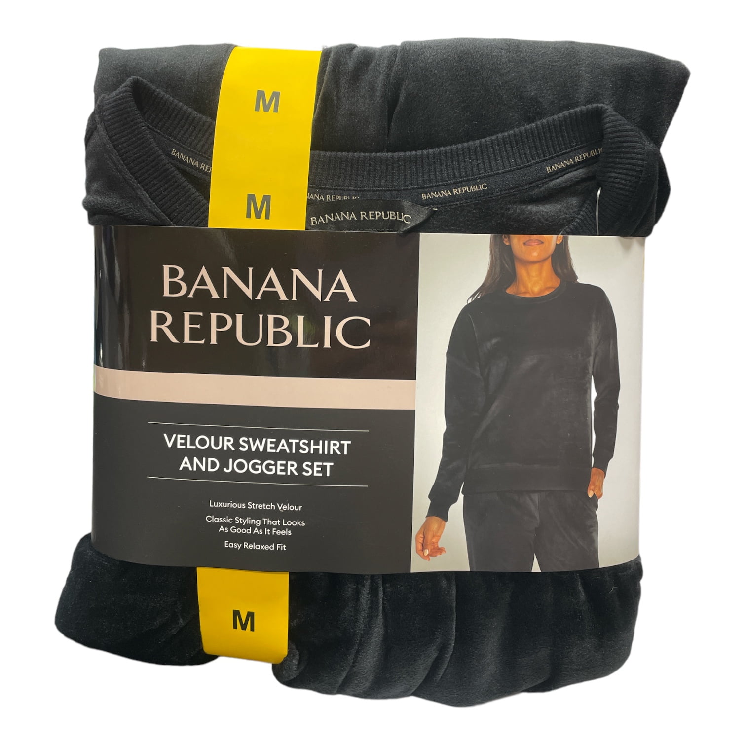 Banana Republic Women's Velour Lounge Tracksuit - Sweatshirt