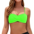 thumbnail image 1 of Women's Bandeau Bikini Top - Strapless Swimsuit with Removable Straps, Non - Removable Padded Bra, Comfortable Fabric - Available in Multiple Sizes for Summer, 1 of 6