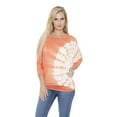 thumbnail image 1 of White Mark Women's Banded Dolman Tie-Dye Top, 1 of 3