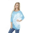 thumbnail image 1 of White Mark Women's Banded Dolman Tie-Dye Top, 1 of 4