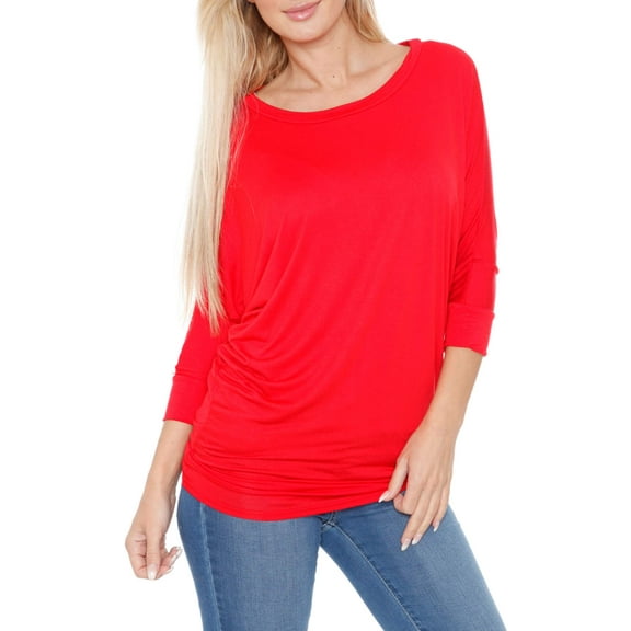 Women's Banded Dolman Top