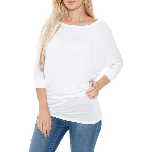 Women's Banded Dolman Top