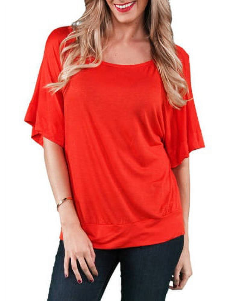 Women's Banded Dolman Top