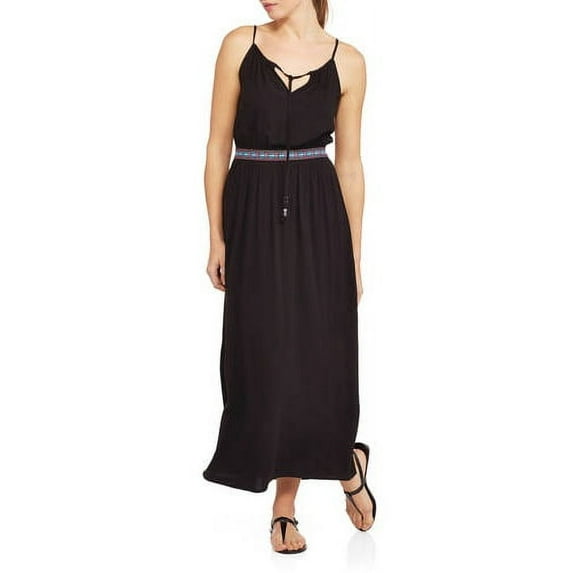Women's Banded Woven Maxi Dress