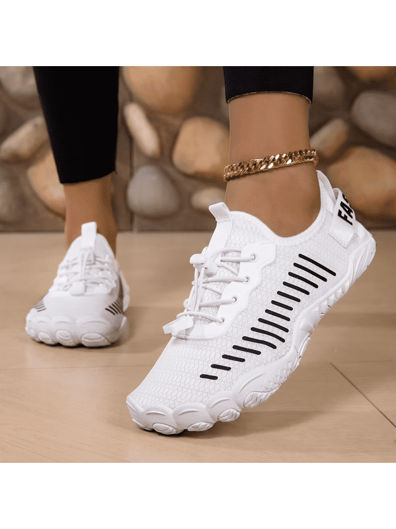 Women's Barefoot Water Shoes, Breathable Quick-Dry Hiking Beach Swim Footwear for Summer