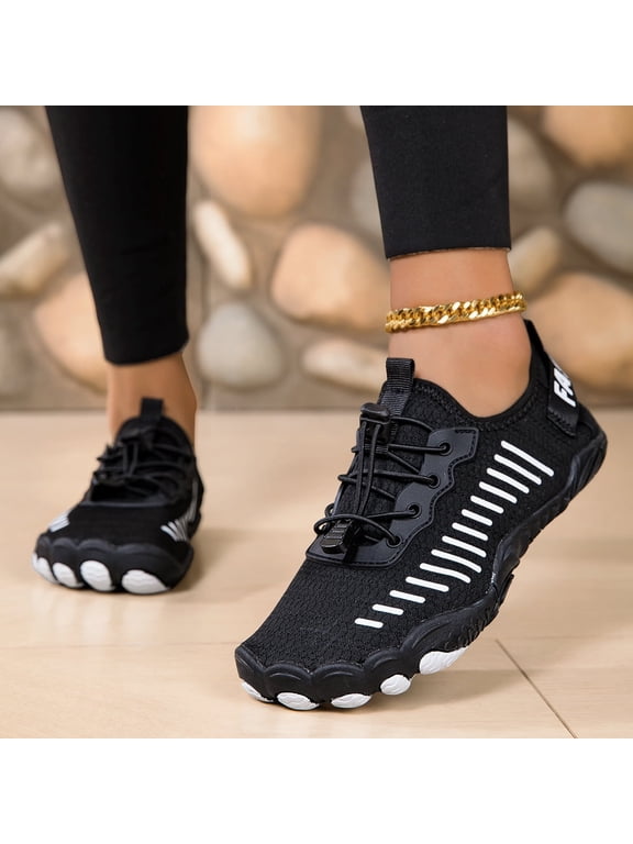 Women's Barefoot Water Shoes, Breathable Quick-Dry Hiking Beach Swim Footwear for Summer