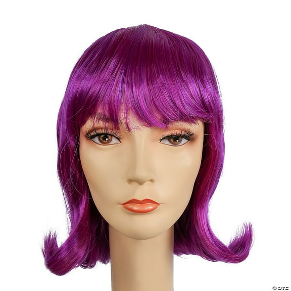 Bargain 60s Flip Wig - Cyclamen