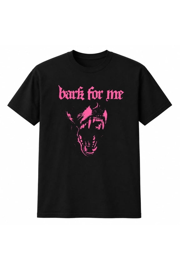 Women’s Bark Dog Graphic T-Shirt, Unisex Classic Fit Cotton Tee
