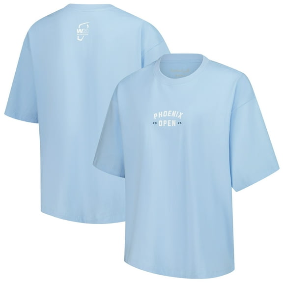 Women's-Barstool Golf  Blue WM Phoenix Open Oversized T-Shirt