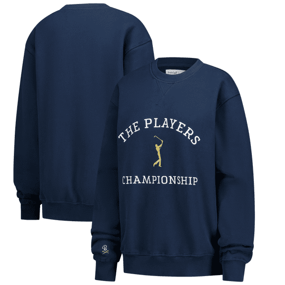 Women's Barstool Golf Navy THE PLAYERS Championship Sweatshirt