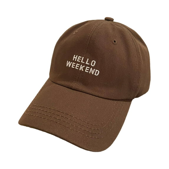 Women's Baseball Cap - Letter Embroidery, Soft Top Cotton, Japan Style, Sun Protection for Spring Summer Autumn - Casual All-Match Outdoor Hat