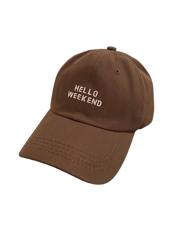 Women's Baseball Cap - Letter Embroidery, Soft Top Cotton, Japan Style, Sun Protection for Spring Summer Autumn - Casual All-Match Outdoor Hat