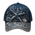 thumbnail image 1 of Women's Baseball Cap Lightweight Animal Printed Adjustable Curved Brim Baseball Cap Outdoor Trucker Hats Women Blue, 1 of 3